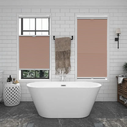 Etokfoks 67in W Pink Blackout Shades Cellular Blinds for Indoor Windows with Top Down Room
