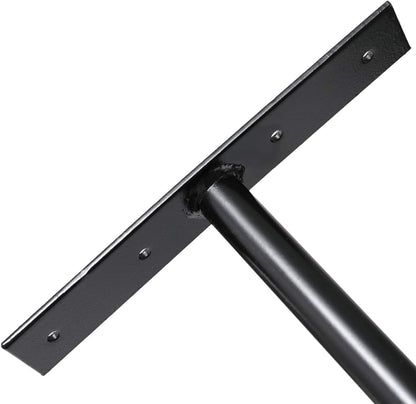 Adrinfly Multi-Function Ceiling Mounted Garage Storage Hooks, Heavy Duty Tubular Steel with Vinyl Coating for Ladders, Bikes, Tools, Overhead Rafter/Beam Mount, Space Saving Organizer for Garage, Basement, Shed